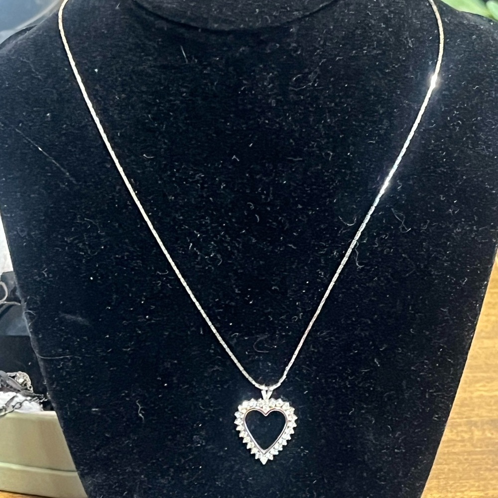 Vintage Monet Heart Necklace